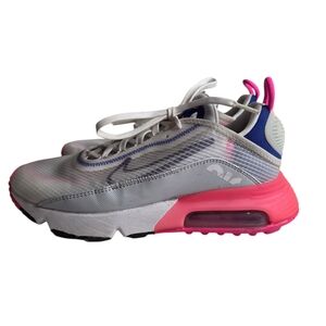 NIKE AIR MAX 2090 WOMEN'S RUNNING SHOES SIZE 7.5 White Pink Purple Athleisure